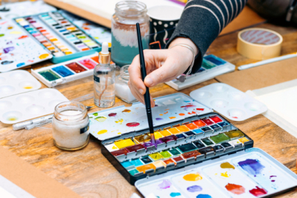 Watercolour Flow workshop in Sussex Inlet