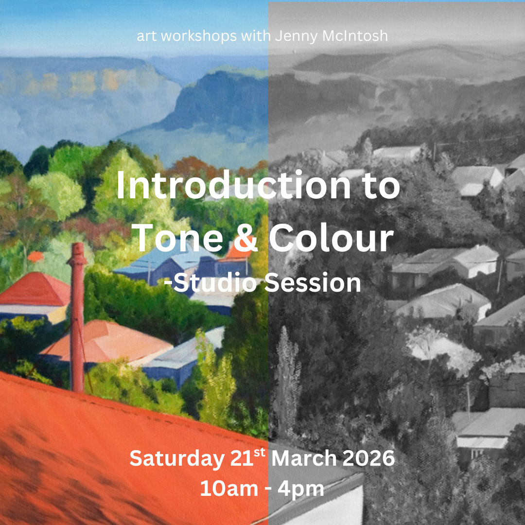 Introduction to Tone and Colour workshop with jenny mcintosh
