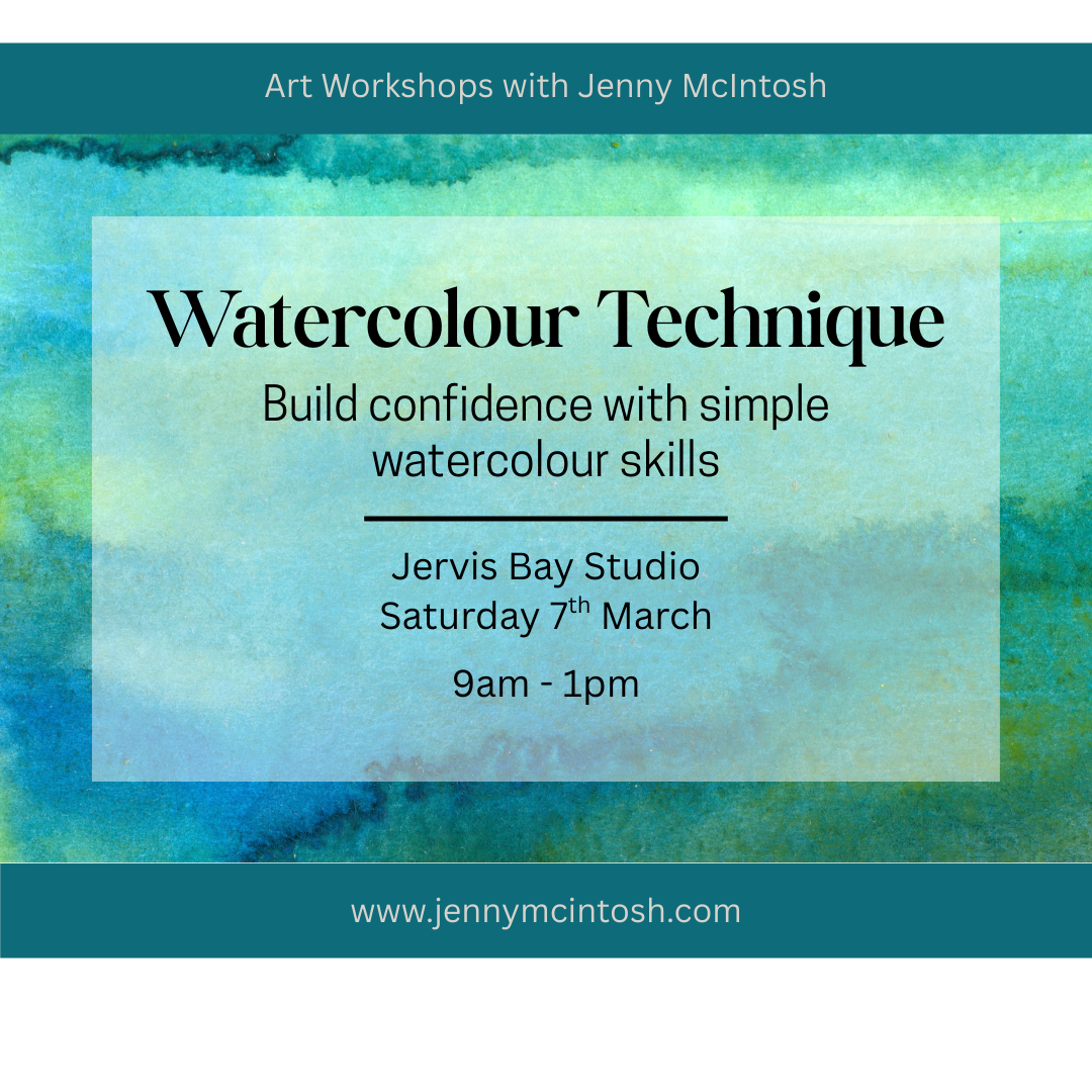 Watercolour Art workshops with Jenny McIntosh