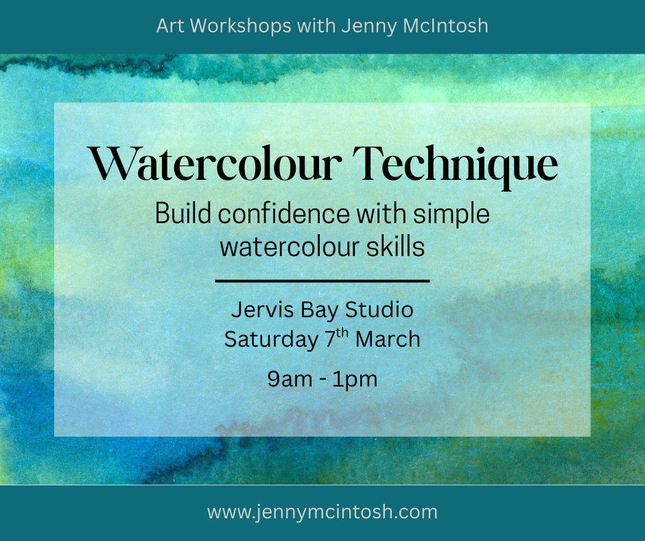 watercolour art workshop with jenny mcintosh