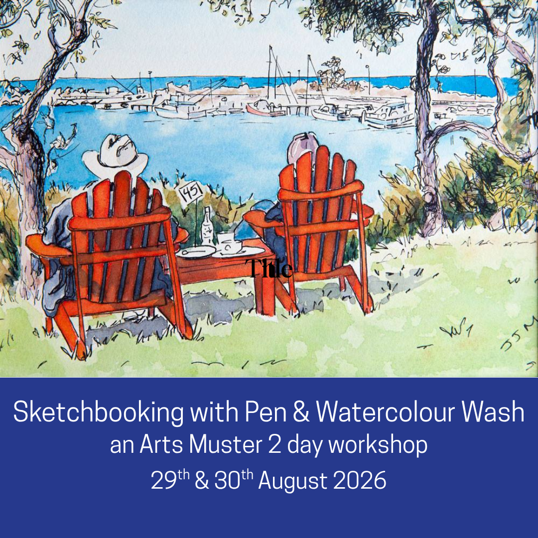Sketchbooking with Pen & Watercolour Wash Art workshops with Jenny McIntosh